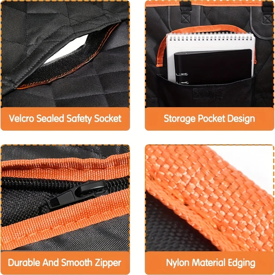 Waterproof Seat Cover Hammock, Nonslip Back Seat Protector
