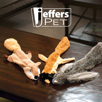 Unstuffed Plush Dog Toys, 21"L