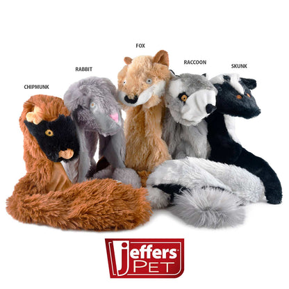 Unstuffed Plush Dog Toys, 21"L