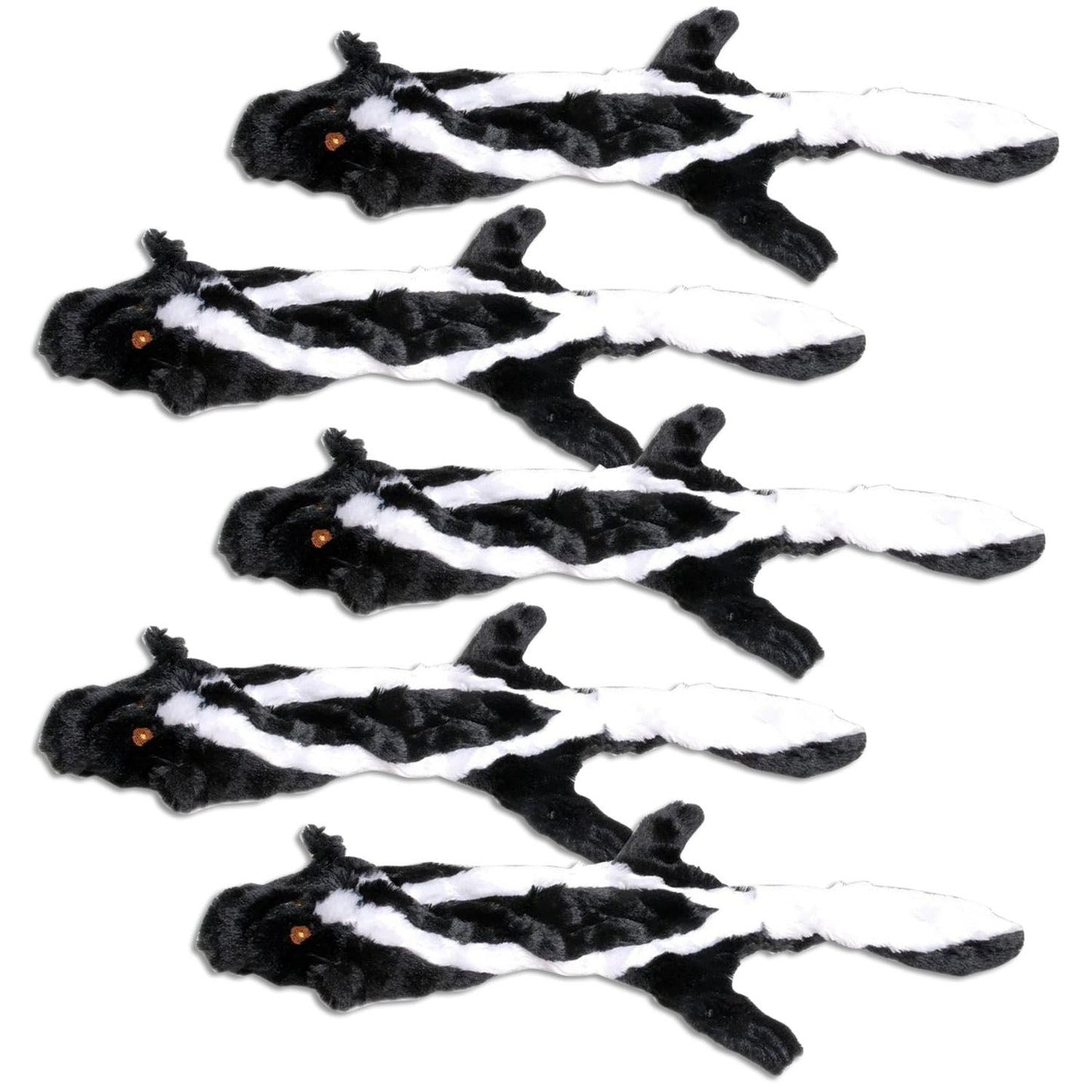 Unstuffed Plush Dog Toys, 21"L